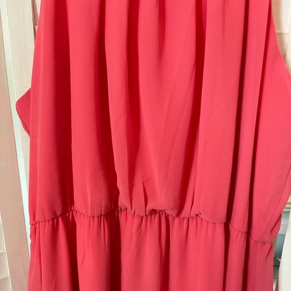 Maurices coral pleated mini dress size 2X - Picture 8 of 12